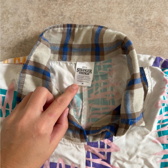 Stranger Things Eleven 11 Halloween Costume Dress 80s Retro for 7-8 years - Picture 4 of 6